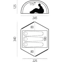 FJÄLLRÄVEN Abisko Dome 3 -FJÄLLRÄVEN fjallraven abisko dome 3 1