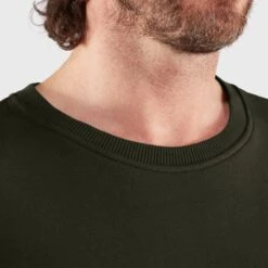 FJÄLLRÄVEN Fjällräven Logo Sweater Men's -FJÄLLRÄVEN fjallraven fjallraven logo sweater men s deep forest 6