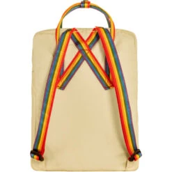 FJÄLLRÄVEN Kånken Rainbow -FJÄLLRÄVEN fjallraven kanken rainbow light oak rainbow pattern 2