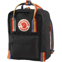 FJÄLLRÄVEN Kånken Rainbow Mini 20 FJÄLLRÄVEN Kånken Rainbow Mini -FJÄLLRÄVEN fjallraven kanken rainbow mini black rainbowpattern 2