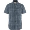 FJÄLLRÄVEN Men's Abisko Hike Shirt Shortsleeve -FJÄLLRÄVEN fjallraven men s abisko hike shirt shortsleeve indigo blue dark navy