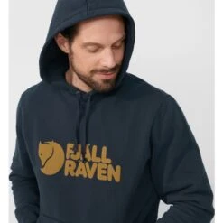FJÄLLRÄVEN Men's Fjällräven Logo Hoodie -FJÄLLRÄVEN fjallraven men s fjallraven logo hoodie 2