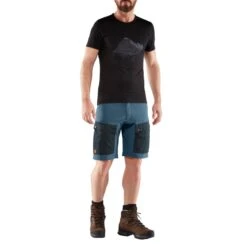 FJÄLLRÄVEN Men's Keb Shorts -FJÄLLRÄVEN fjallraven men s keb shorts dark navy uncle blue
