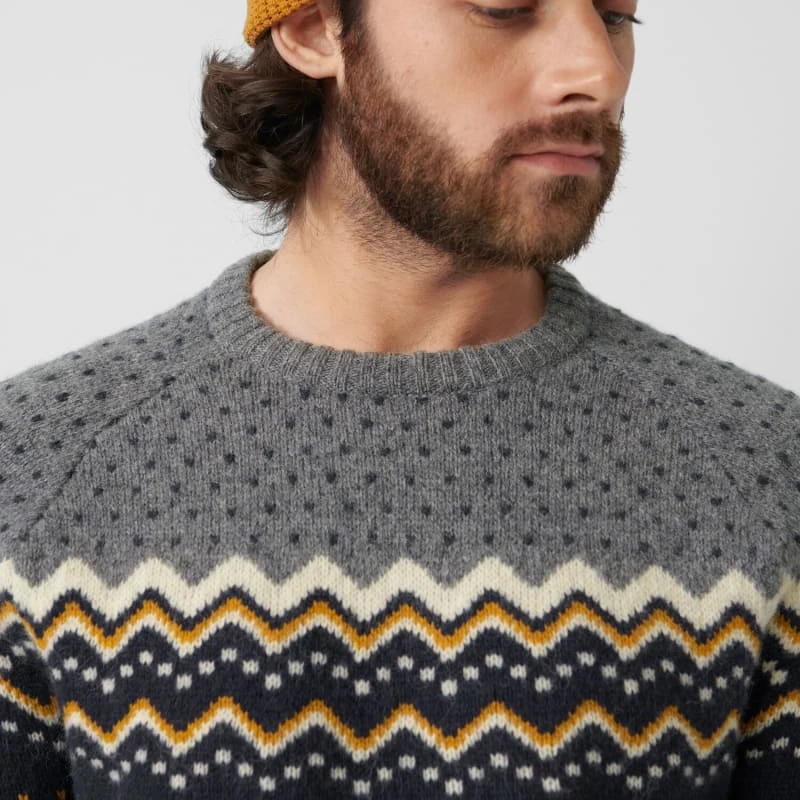 FJÄLLRÄVEN Men's Övik Knit Sweater 5 FJÄLLRÄVEN Men's Övik Knit Sweater - Bilde 3