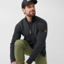 FJÄLLRÄVEN Men's Övik Zip Cardigan Knit -FJÄLLRÄVEN fjallraven men s ovik zip cardigan knit 1