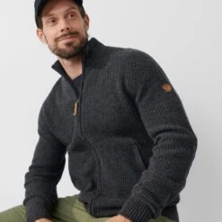 FJÄLLRÄVEN Men's Övik Zip Cardigan Knit -FJÄLLRÄVEN fjallraven men s ovik zip cardigan knit 3