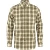FJÄLLRÄVEN Men's Singi Flannel Shirt LS -FJÄLLRÄVEN fjallraven men s singi flannel shirt ls buckwheat brown patina green