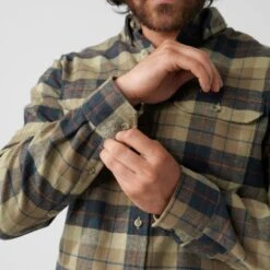 FJÄLLRÄVEN Men's Singi Heavy Flannel Shirt -FJÄLLRÄVEN fjallraven men s singi heavy flannel shirt 5