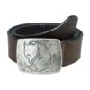 FJÄLLRÄVEN Murena Silver Belt -FJÄLLRÄVEN fjallraven murena silver belt leather brown