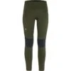 FJÄLLRÄVEN Women's Abisko Trekking Tights HD -FJÄLLRÄVEN fjallraven women s abisko trekking tights hd deep forest