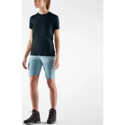 FJÄLLRÄVEN Women's Abisko Wool Short Sleeve -FJÄLLRÄVEN fjallraven women s abisko wool short sleeve basalt 5