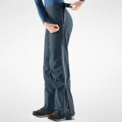 FJÄLLRÄVEN Women's Bergtagen Lite Eco-shell Trousers Regular -FJÄLLRÄVEN fjallraven women s bergtagen lite eco shell trousers mountain blue 5