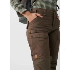 FJÄLLRÄVEN Women's Forest Hybrid Trousers -FJÄLLRÄVEN fjallraven women s forest hybrid trousers dark olive 2