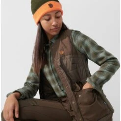 FJÄLLRÄVEN Women's Forest Wool Padded Vest -FJÄLLRÄVEN fjallraven women s forest wool padded vest dark olive 2