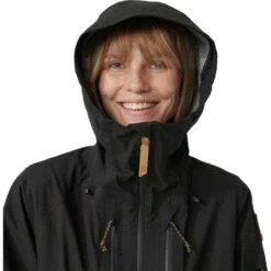 FJÄLLRÄVEN Women's Keb Eco-Shell Jacket -FJÄLLRÄVEN fjallraven women s keb eco shell jacket black 2