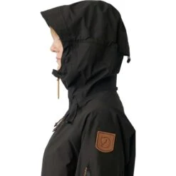 FJÄLLRÄVEN Women's Keb Eco-Shell Jacket -FJÄLLRÄVEN fjallraven women s keb eco shell jacket black 3