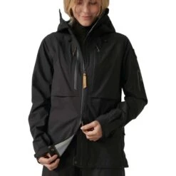 FJÄLLRÄVEN Women's Keb Eco-Shell Jacket -FJÄLLRÄVEN fjallraven women s keb eco shell jacket black 5