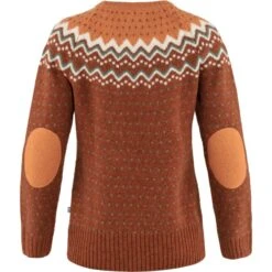 FJÄLLRÄVEN Women's Övik Knit Sweater -FJÄLLRÄVEN fjallraven women s ovik knit sweater autumn leaf desert brown 1