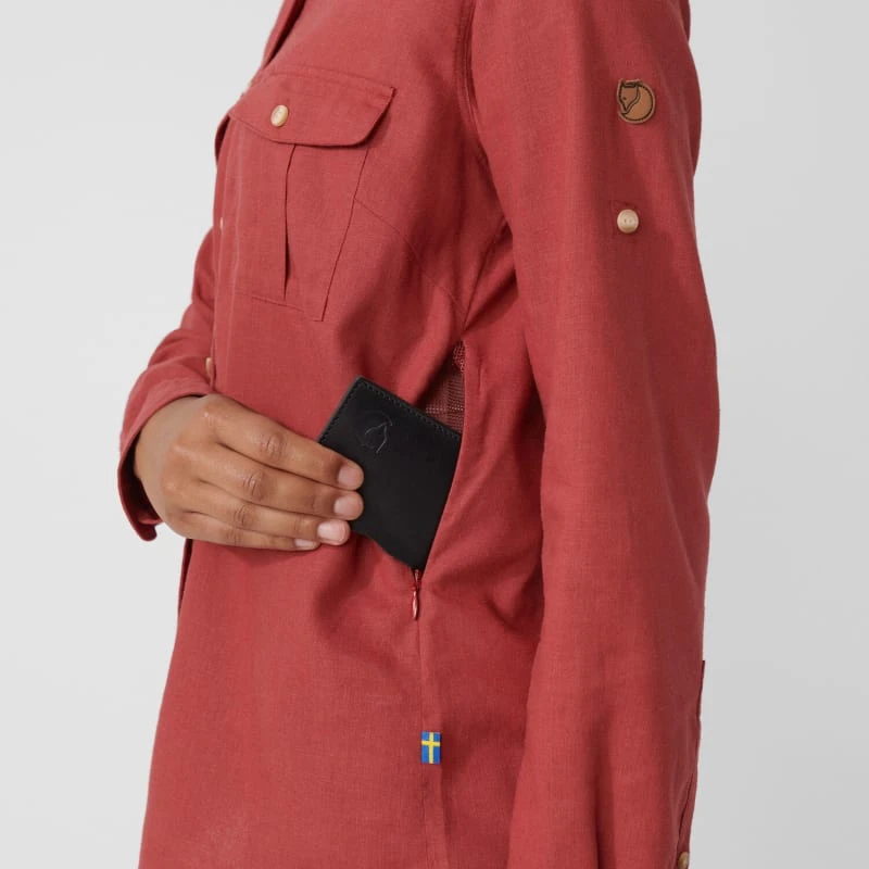 FJÄLLRÄVEN Women's Övik Travel Shirt Long Sleeve 6 FJÄLLRÄVEN Women's Övik Travel Shirt Long Sleeve - Bilde 4