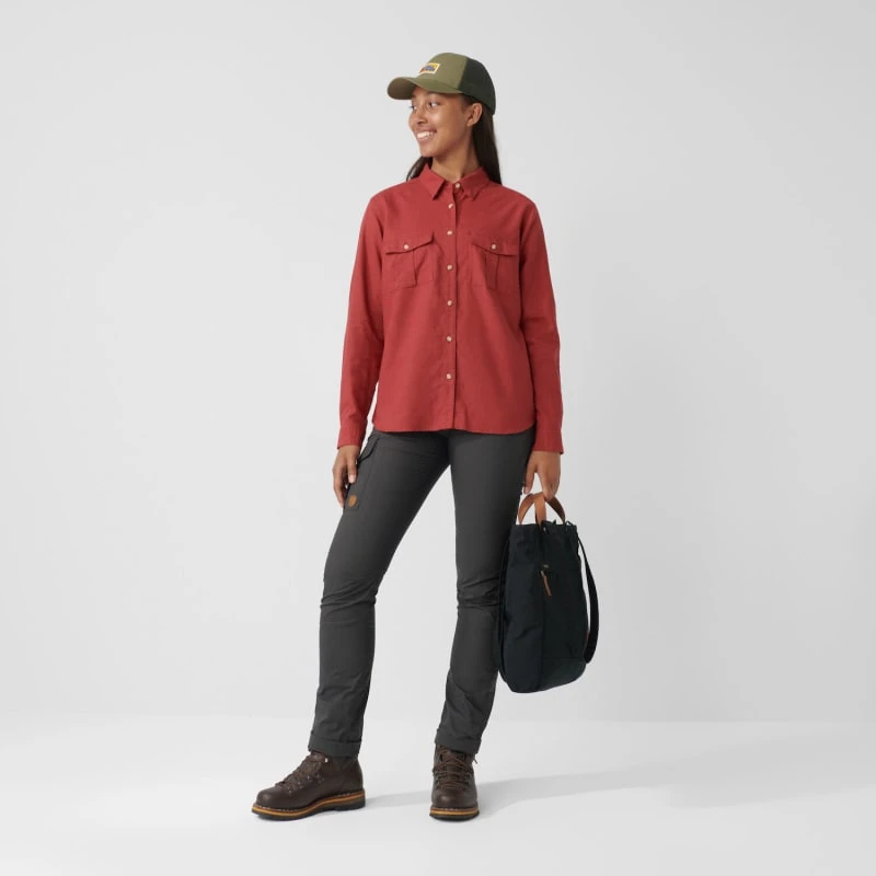 FJÄLLRÄVEN Women's Övik Travel Shirt Long Sleeve 7 FJÄLLRÄVEN Women's Övik Travel Shirt Long Sleeve - Bilde 5