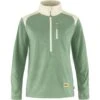 FJÄLLRÄVEN Women's Vardag Lite Fleece -FJÄLLRÄVEN fjallraven women s vardag lite fleece sage green chalk white